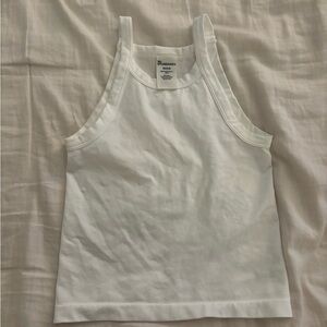 No Boundaries Classic White Tank Top